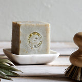 Belle de Provence Square Marble Soap Dish