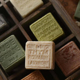 Cultiverre Thyme Rosemary Lavender French Cube Soap by Maitre Savonitto
