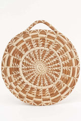 Avena Hanging Pine Needle Trivet | Fair Trade + Handwoven