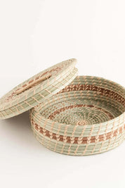 Tortilla Pine Needle Basket | Fair Trade + Handwoven