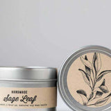 Sage Leaf Travel Tin Candle