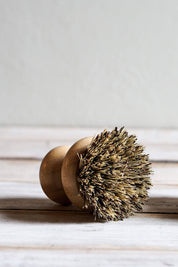 Sustainable Bamboo + Natural Fiber Pot Brush