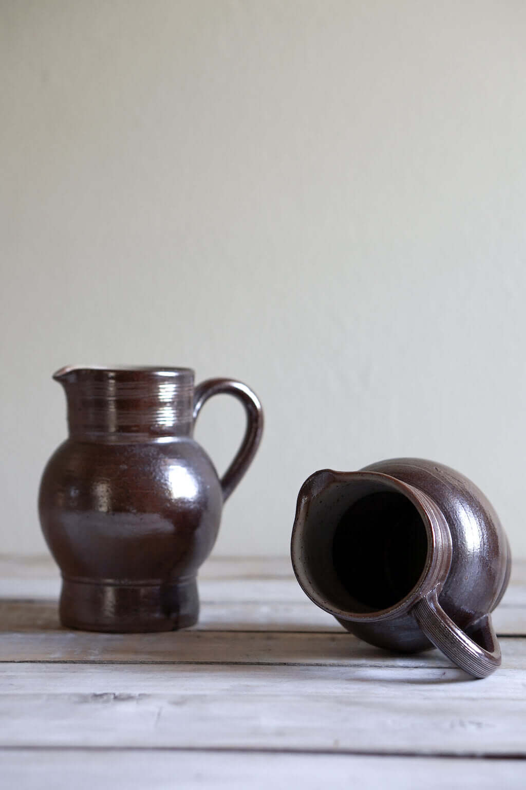 Poterie Renault | Vintage French Salt Glaze Stoneware Pitcher