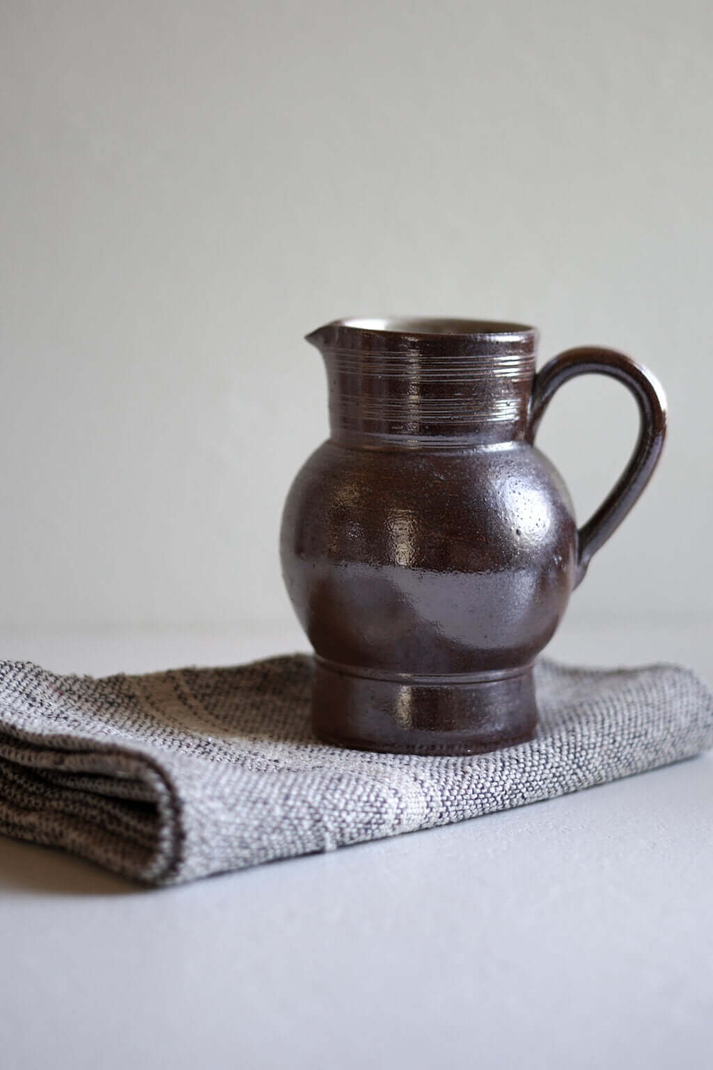 Poterie Renault | Vintage French Salt Glaze Stoneware Pitcher