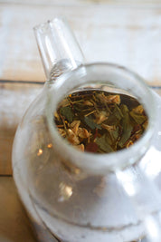 Borosilicate Glass Teapot Kettle | Bamboo Lid