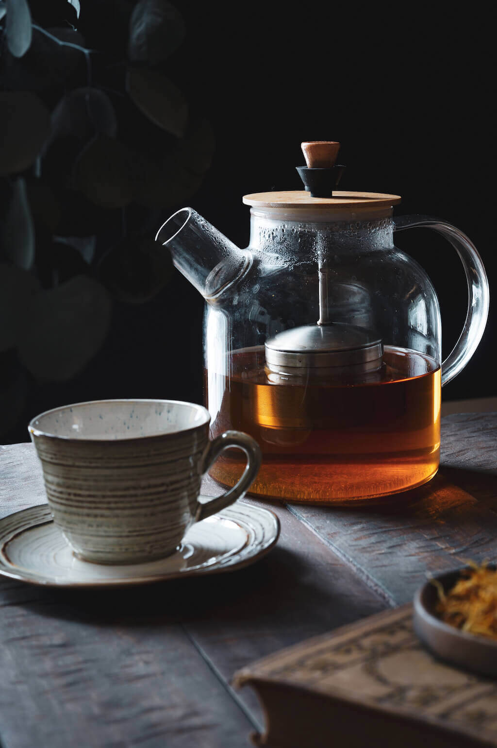 Borosilicate Glass Teapot Infuser Kettle