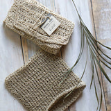 Natural Crocheted Hemp Washcloth