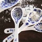 Hand Painted Ceramic Measuring Spoons