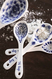 Hand Painted Ceramic Measuring Spoons