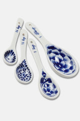 Hand Painted Ceramic Measuring Spoons