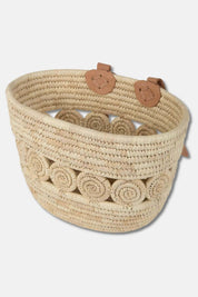 Palm Leaf Bike Basket