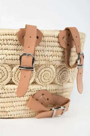 Palm Leaf Bike Basket
