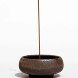 Wabi Sabi Mud Clay Incense Bowl