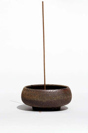 Wabi Sabi Mud Clay Incense Bowl