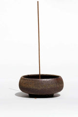 Wabi Sabi Mud Clay Incense Bowl