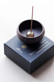 Wabi Sabi Mud Clay Incense Bowl