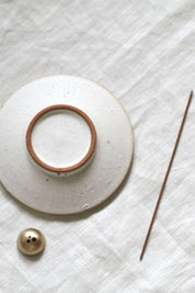 White Onyx Incense Smudge Dish