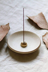 White Onyx Incense Smudge Dish